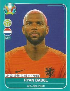 2020 Panini UEFA Euro 2020 International Stickers Preview #NED24 Ryan Babel Front