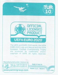 2020 Panini UEFA Euro 2020 International Stickers Preview #TUR10 Hasan Ali Kaldirim Back