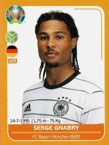2020 Panini UEFA Euro 2020 Stickers Preview #GER25 Serge Gnabry Front