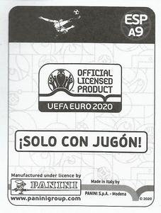2020 Panini UEFA Euro 2020 International Stickers Preview - Spain Euro Extra #ESP-A9 Paco Alcacer Back
