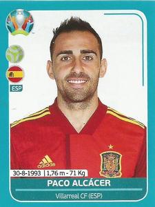 2020 Panini UEFA Euro 2020 International Stickers Preview - Spain Euro Extra #ESP-A9 Paco Alcacer Front