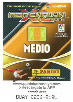 2015-16 Panini Adrenalyn XL Liga BBVA #159 Juan Rodriguez Back