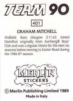 1990 Merlin Team 90 #401 Graham Mitchell Back