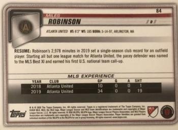 2020 Bowman MLS - Blue #84 Miles Robinson Back