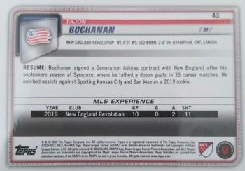 2020 Bowman MLS - Rainbow Foil #43 Tajon Buchanan Back