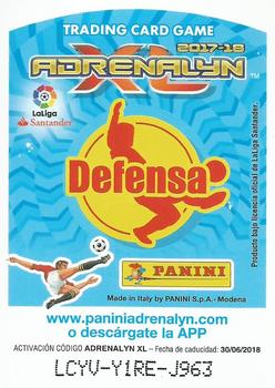 2017-18 Panini Adrenalyn XL LaLiga Santander #368 Durmisi Back