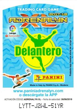 2017-18 Panini Adrenalyn XL LaLiga Santander #375 Pablo Piatti Back