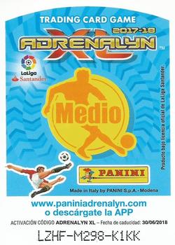 2017-18 Panini Adrenalyn XL LaLiga Santander #514 Francis Coquelin Back