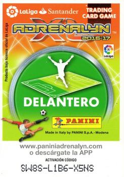2016-17 Panini Adrenalyn XL LaLiga Santander #64 Luis Suárez Back