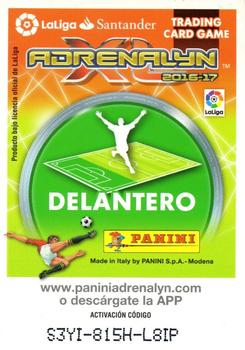 2016-17 Panini Adrenalyn XL LaLiga Santander #99 Fabian Orellana Back