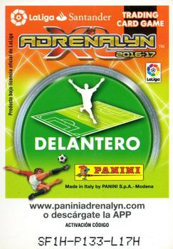 2016-17 Panini Adrenalyn XL LaLiga Santander #100 Iago Aspas Back