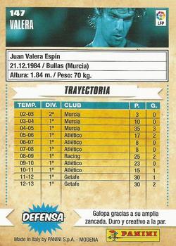 2013-14 Panini Megacracks Liga BBVA #147 Valera Back