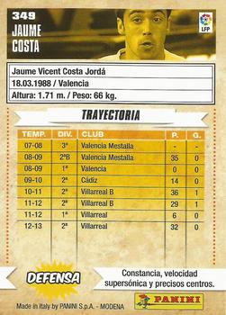 2013-14 Panini Megacracks Liga BBVA #349 Jaume Costa Back
