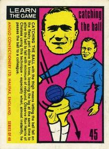 1970 Anglo Confectionery Learn The Game #45 Ron Harris Front