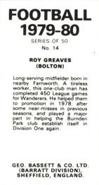1979-80 Bassett & Co. Football #14 Ian Greaves Back
