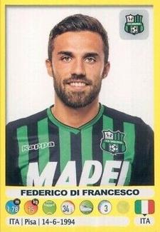 2018-19 Panini Calciatori Stickers #473 Federico Di Francesco Front