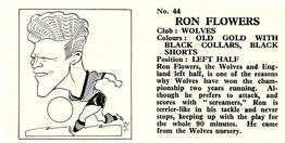 1960 Chix Confectionery Footballers #44 Ron Flowers Back