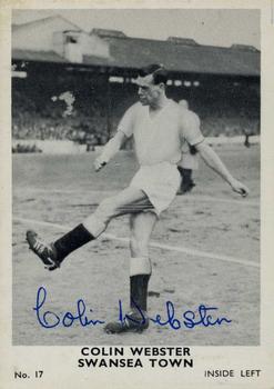 1961 A&BC Footballers #17 Colin Webster Front