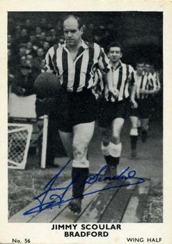 1961 A&BC Footballers #56 Jimmy Scoular Front