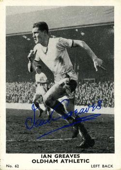 1961 A&BC Footballers #62 Ian Greaves Front