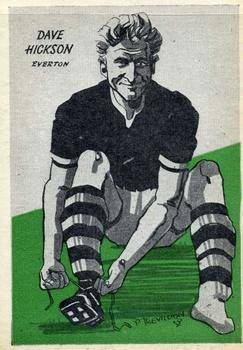 1958 Master Vending Cardmaster Football Tips #32 Dave Hickson Front