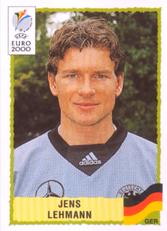 2000 Panini UEFA Euro Belgium-Netherlands Stickers #25 Jens Lehmann Front