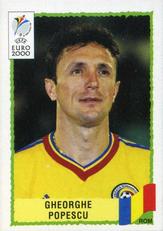 2000 Panini UEFA Euro Belgium-Netherlands Stickers #32 Gheorghe Popescu Front