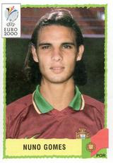 2000 Panini UEFA Euro Belgium-Netherlands Stickers #70 Nuno Gomes Front