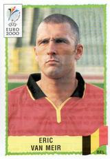 2000 Panini UEFA Euro Belgium-Netherlands Stickers #100 Eric Van Meir Front