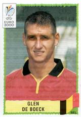2000 Panini UEFA Euro Belgium-Netherlands Stickers #102 Glen De Boeck Front