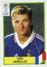2000 Panini UEFA Euro Belgium-Netherlands Stickers #357 Tony Vairelles Front