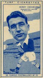 1951 Turf Cigarettes Famous Footballers #15 Henry Cockburn Front
