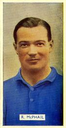 1935 Carreras Famous Footballers #40 R. McPhail Front