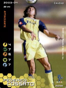 2003-04 Wizards Football Champions Italy #12 Federico Cossato Front