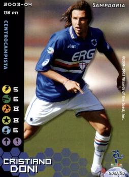 2003-04 Wizards Football Champions Italy #95 Cristiano Doni Front