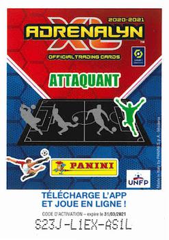 2020-21 Panini Adrenalyn XL UNFP Ligue 1 #62 Alexandre Mendy Back