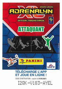 2020-21 Panini Adrenalyn XL UNFP Ligue 1 #218 Andy Delort Back