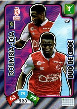 2020-21 Panini Adrenalyn XL UNFP Ligue 1 #315 Moussa Doumbia / Boulaye Dia Front