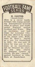 1935 Amalgamated Press The Pilot Football Fame #NNO Raich Carter Back