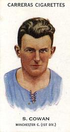 1934 Carreras Footballers #14 Sam Cowan Front