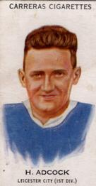 1934 Carreras Footballers #37 Hugh Adcock Front