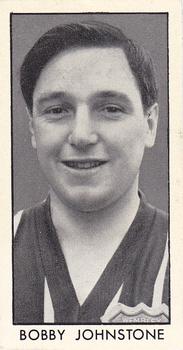 1957 D.C. Thomson Football Stars #34 Bobby Johnstone Front