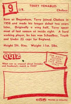 1964 A&BC Footballers #9 Terry Venables Back