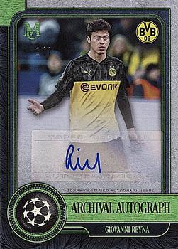 2019-20 Topps Museum Collection UEFA Champions League - Archival Autographs Emerald #AA-EH Giovanni Reyna Front