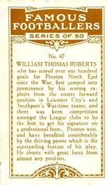 1924 British American Tobacco Famous Footballers #47 Tommy Roberts Back