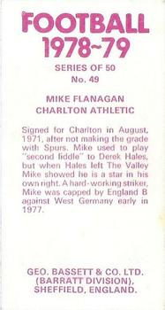1978-79 Bassett & Co. Football #49 Mike Flanagan Back