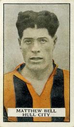 1926 Gallaher Famous Footballers #42 Matt Bell Front