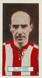 1927 J. A. Pattreiouex Footballers Series 1 #32 Billy Gillespie Front