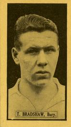 1927 D.C. Thomson / The Rover This Year's Top-Form Footballers #14 Tom Bradshaw Front