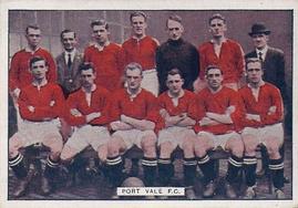 1928 Bucktrout & Co. Football Teams #1 Port Vale Front